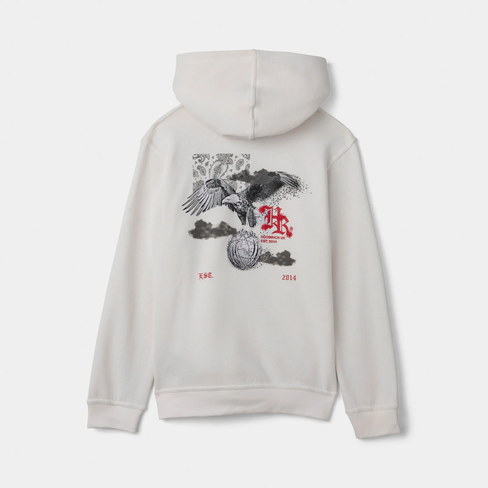 Hoodrich Juniors' Eagle Hoodie Blanc De Blanc / Black - Lychee