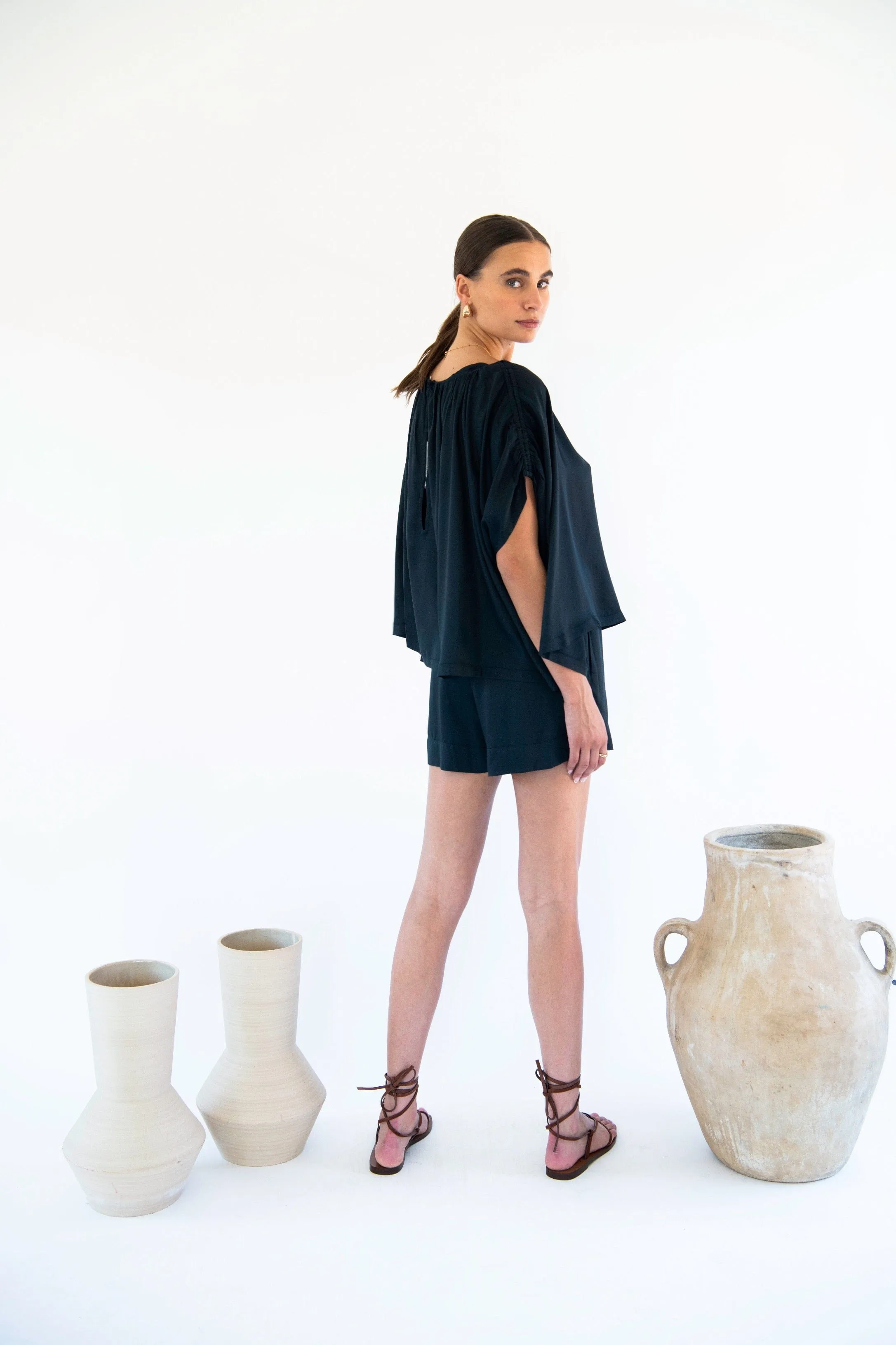 Julietta Satin TENCEL™ Blouse | Multiple Colours