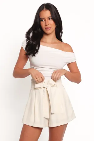 Kieran Lightweight Shorts - Ivory