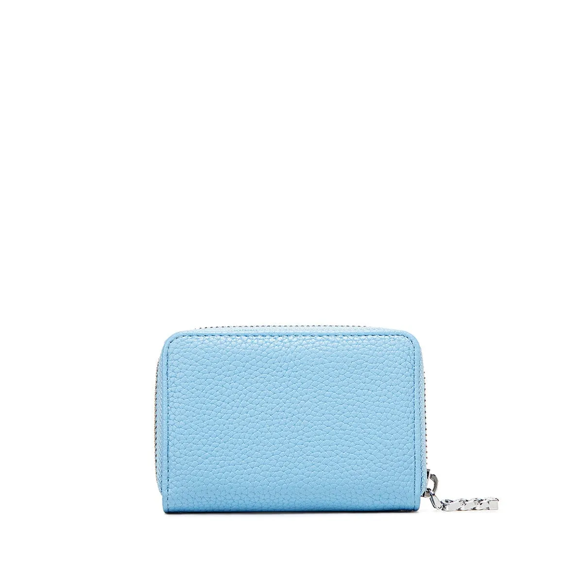 Kimi RFID Vegan Leather Card Wallet | Light Blue Pebbled