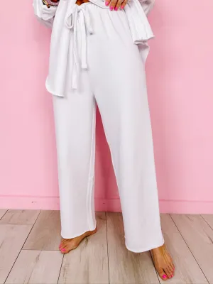 LOUNGE QUEEN PANTS - WHITE