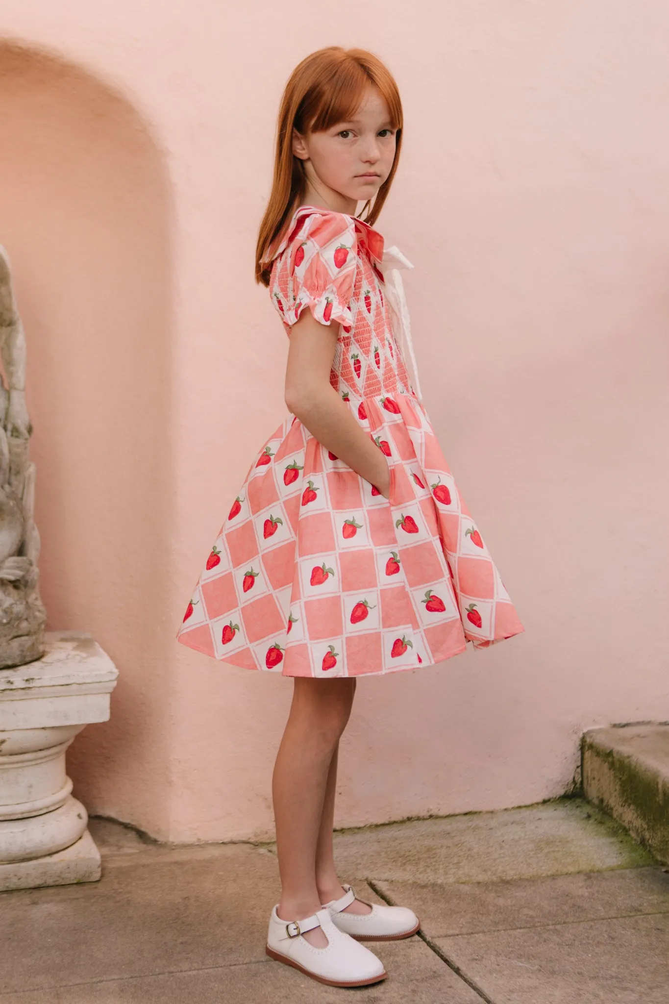 Mini Alice Dress in Strawberry