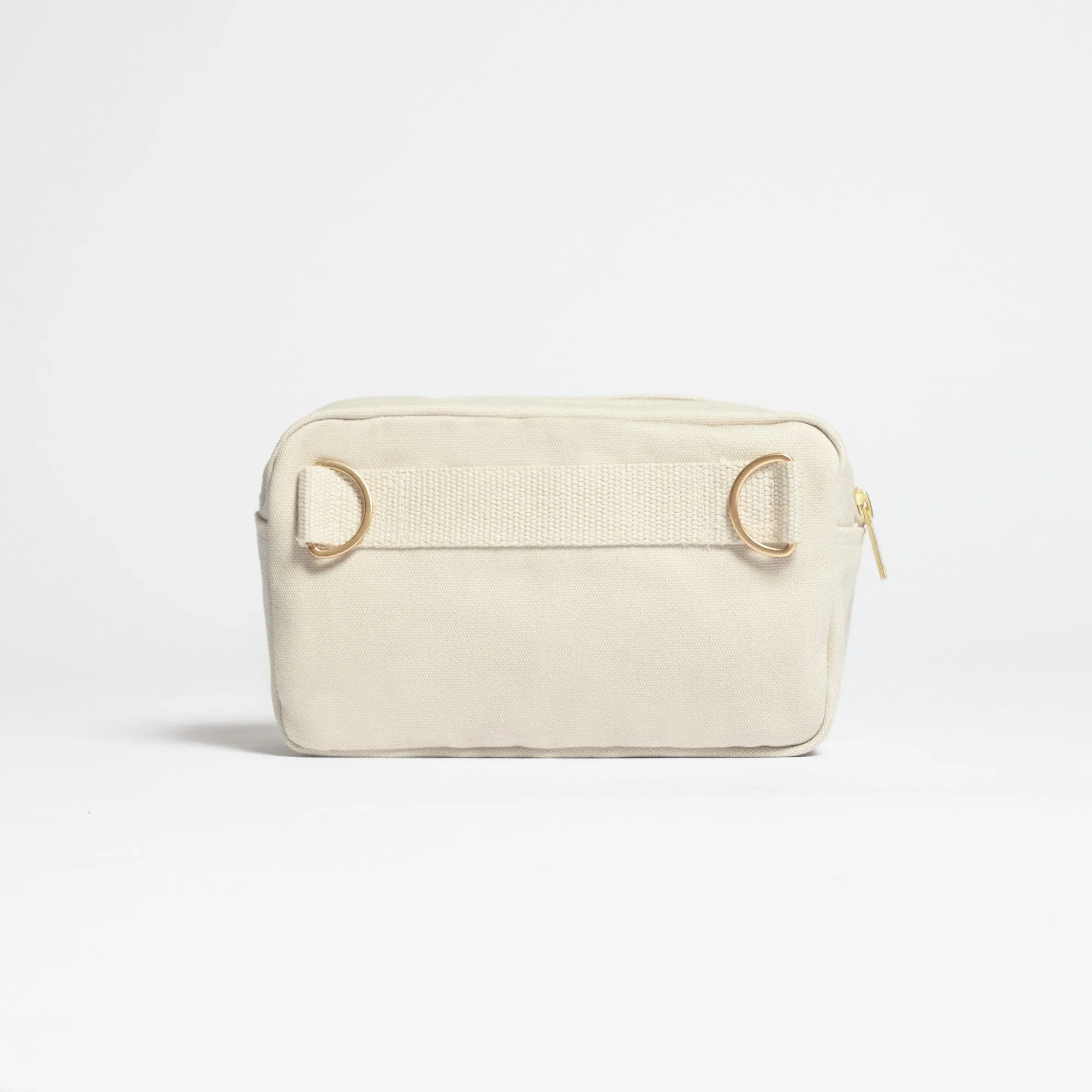 Natural Cotton Canvas Hip Bag | Desert Sand