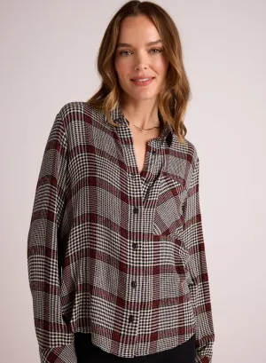 Pocket Shirt Tail Button Down - Winter Glen Plaid
