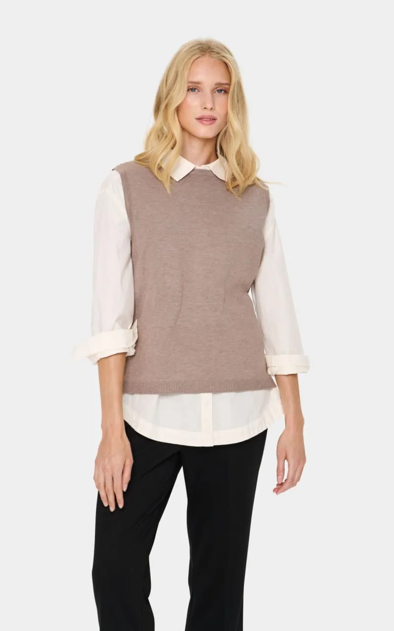 Saint Tropez- Mila Sweater Vest
