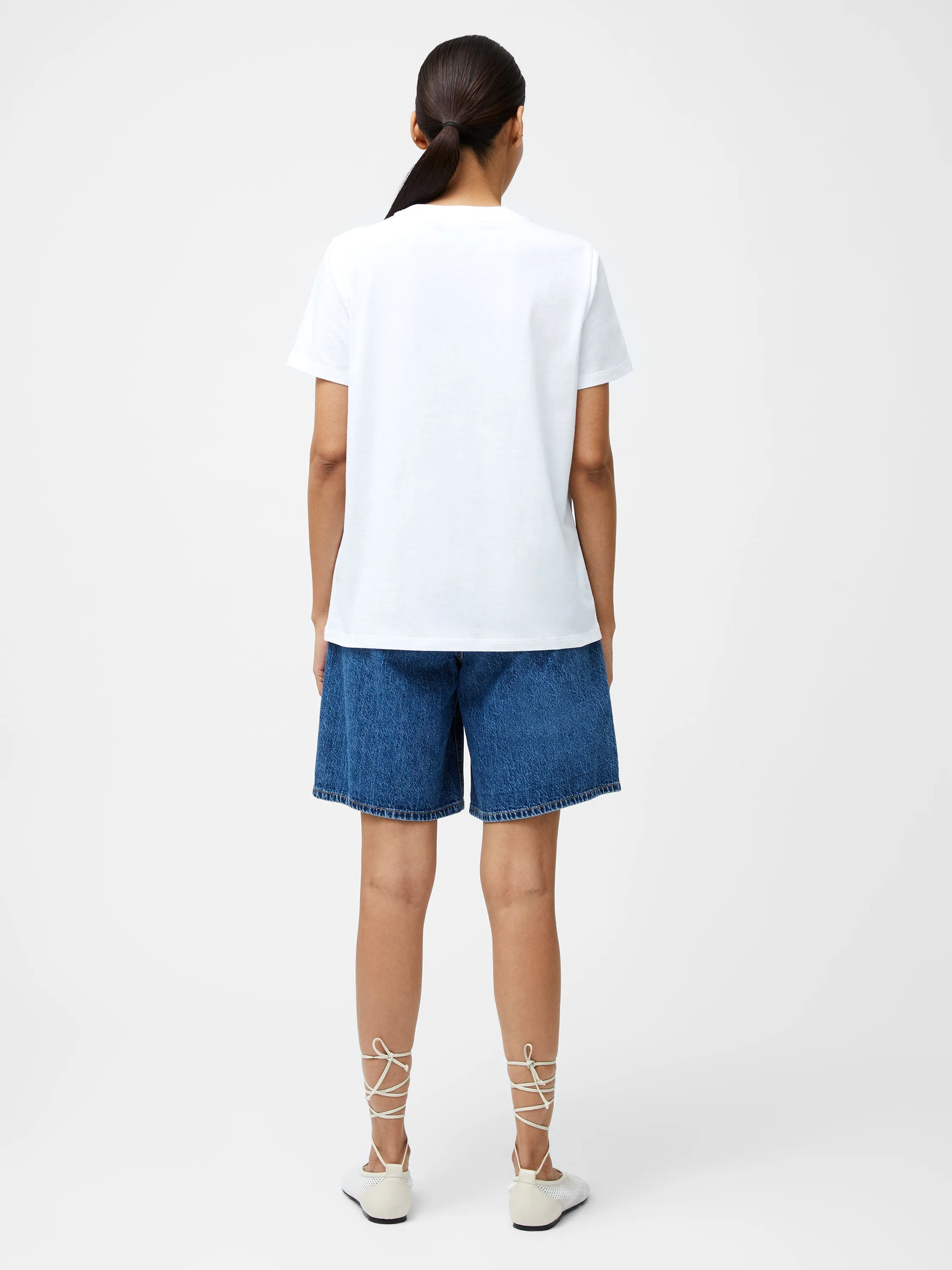 Sequin Jersey Short Sleeve T-Shirt