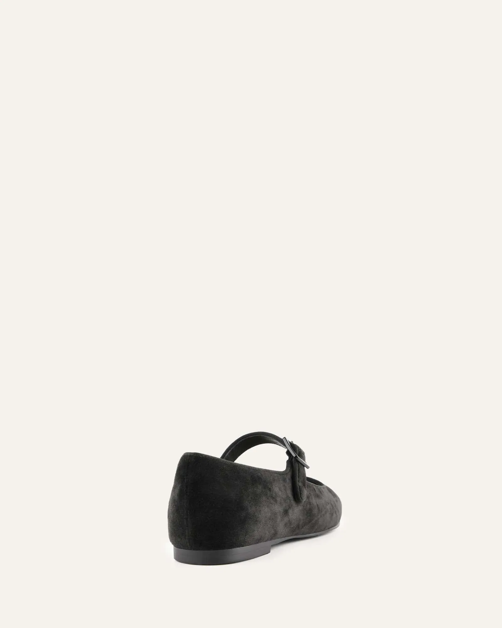 SERAFINA CASUAL FLATS BLACK VELVET
