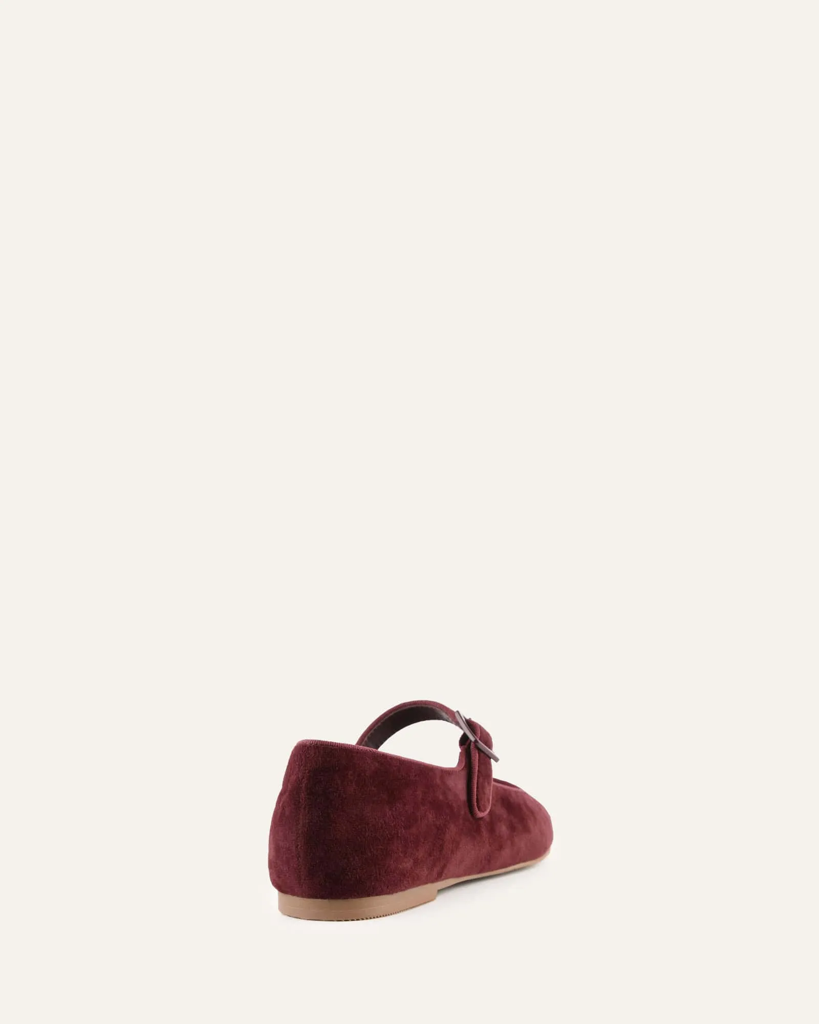 SERAFINA CASUAL FLATS MERLOT VELVET