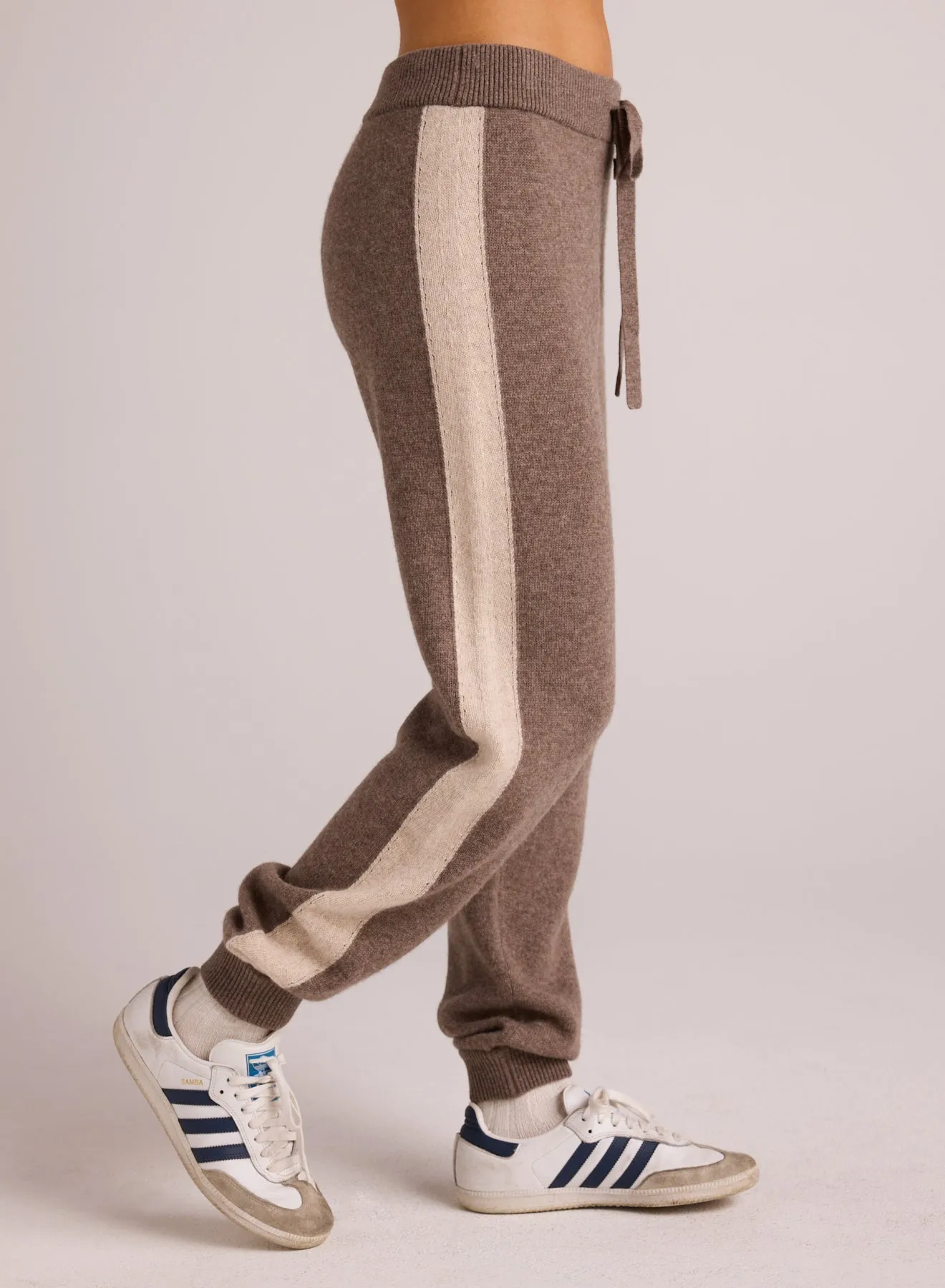 Slouchy Jogger - Oat & Fawn