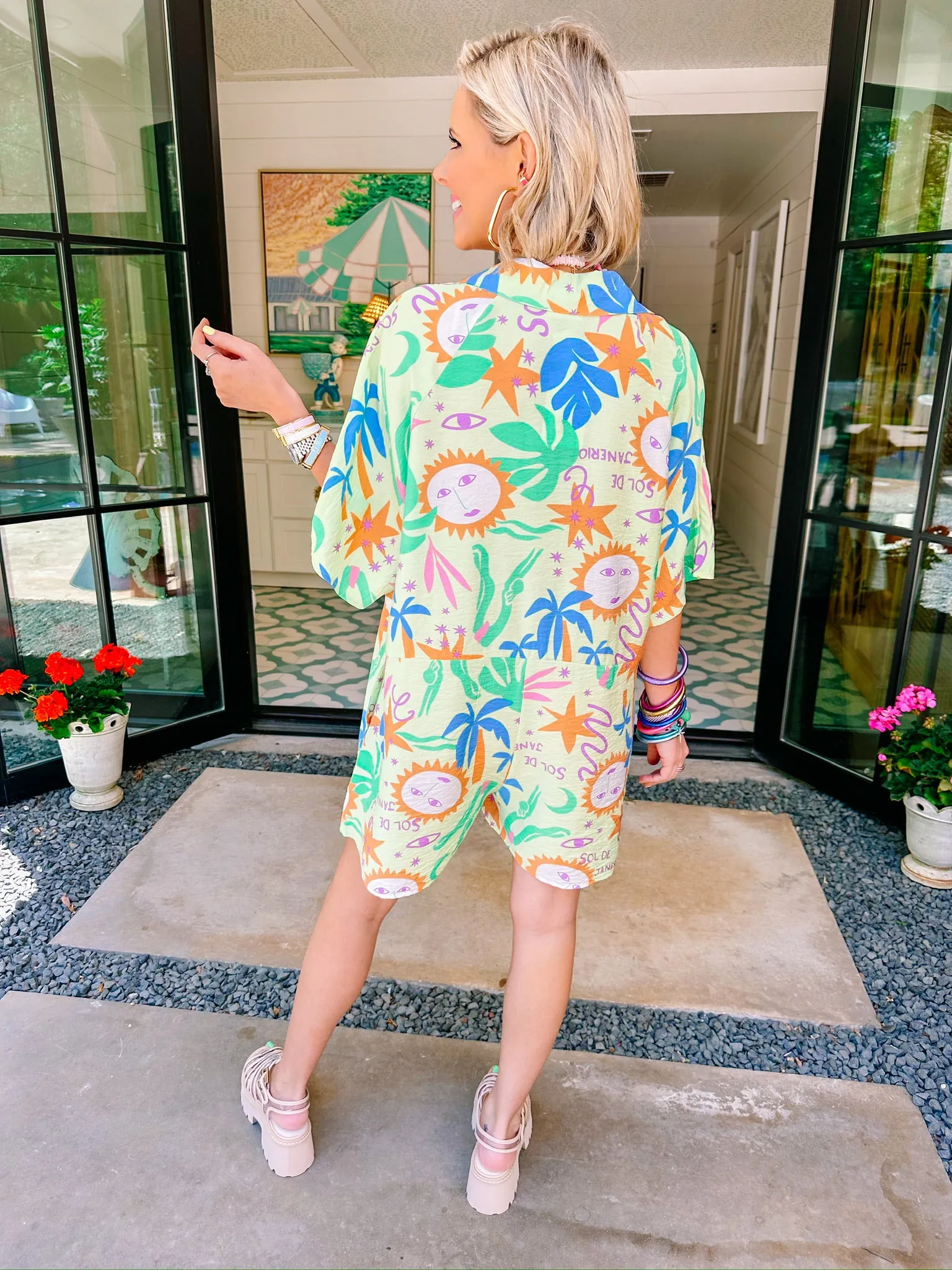 SOL DE JANERIO ROMPER - GREEN