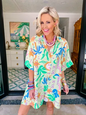 SOL DE JANERIO ROMPER - GREEN
