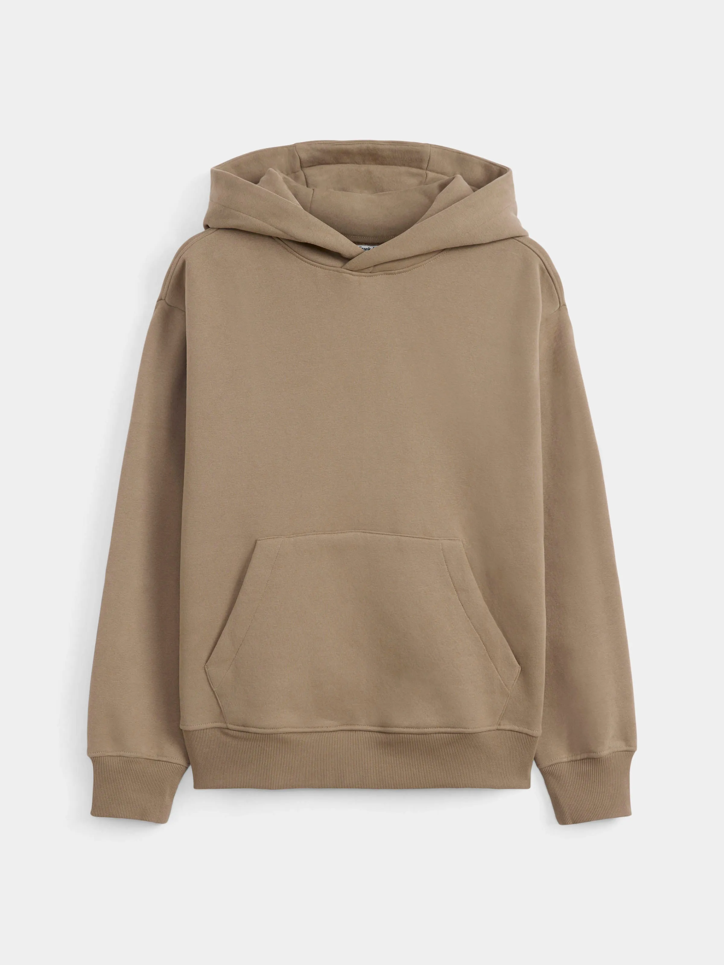 The Soft Hooded Sweatshirt in Greige