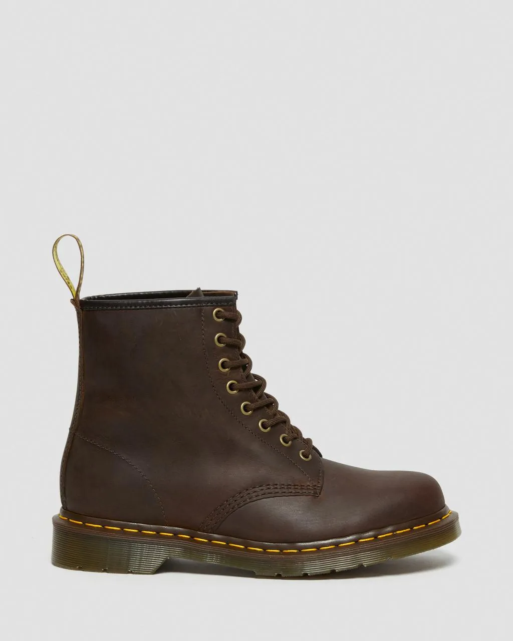 Unisex 1460 Crazy Horse Leather Lace Up Boots Brown Crazy Horse