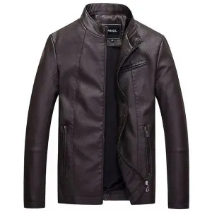 West Louis™ Bomber Leather Men Jackets