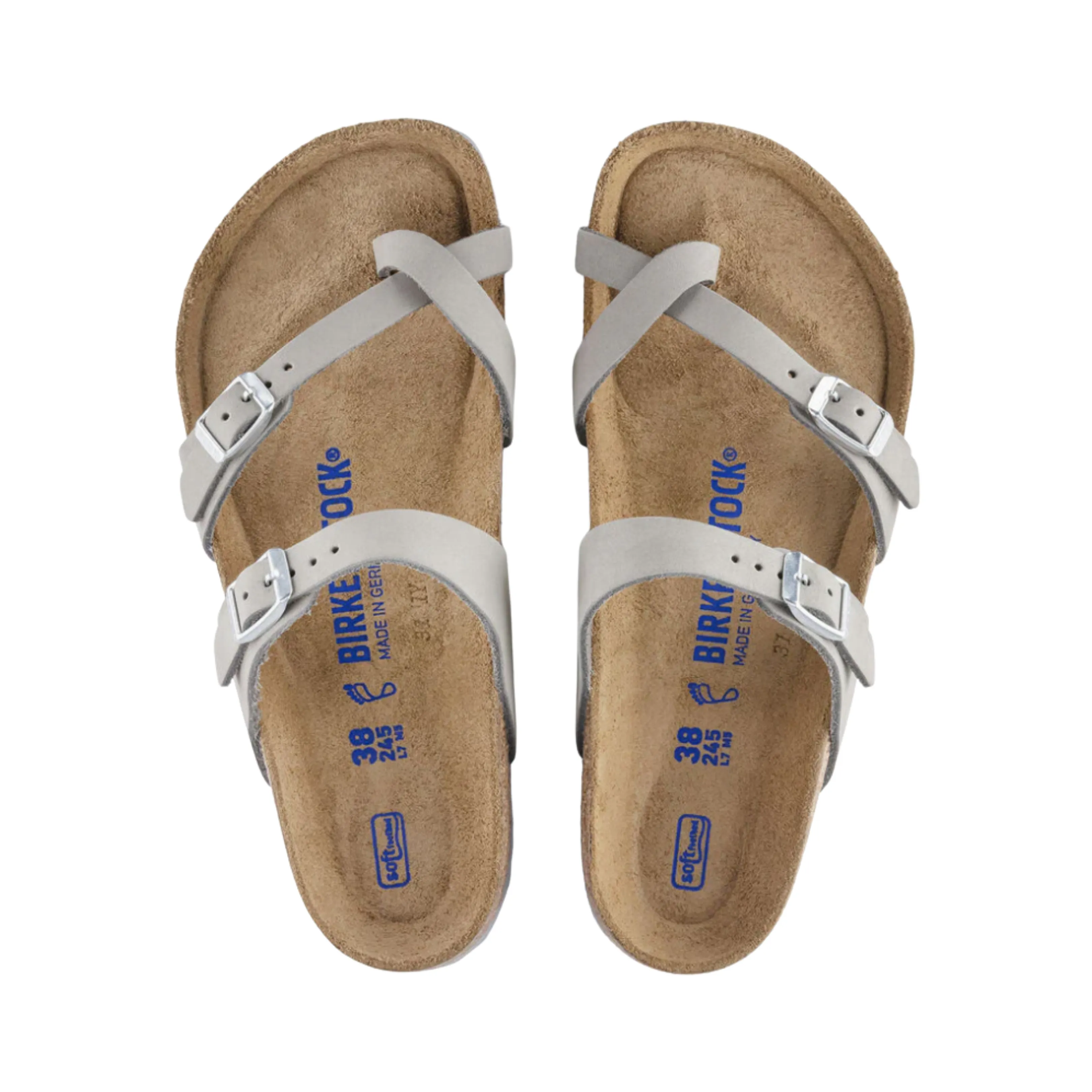 Women's Mayari Soft Footbed (Nubuck Leather) - Dove Gray